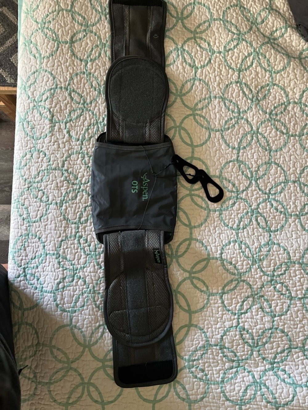 Aspen 510 Back Brace Belt in Dark Gray